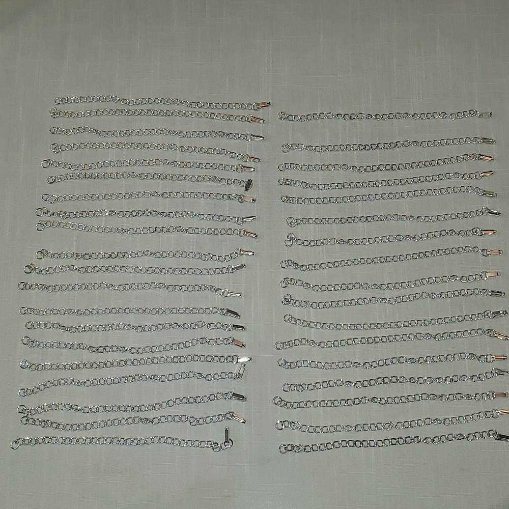 Silver Accent Braclets NWOT - Picture 1 of 4